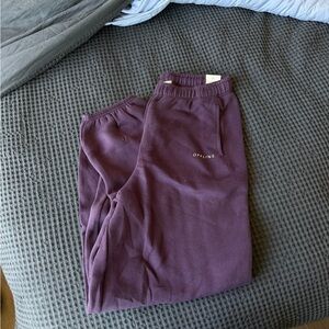 Purple sweatpants aerie offline